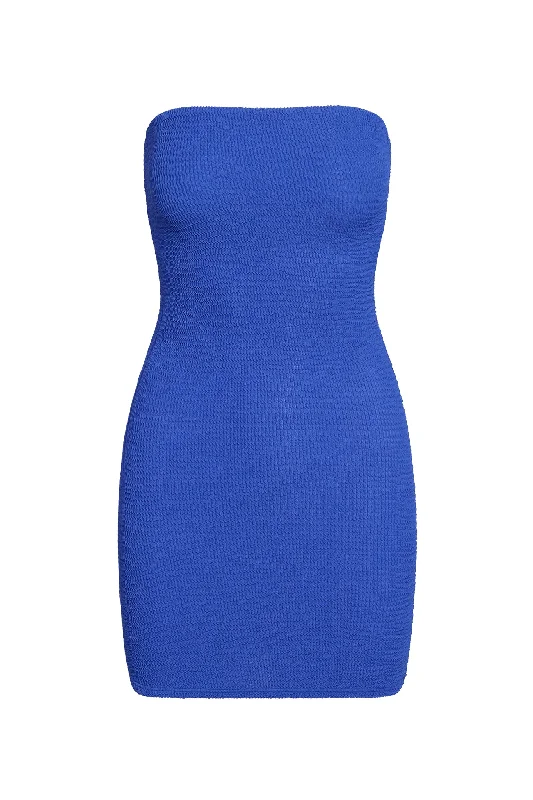 Bimini Dress - Cobalt Crinkle