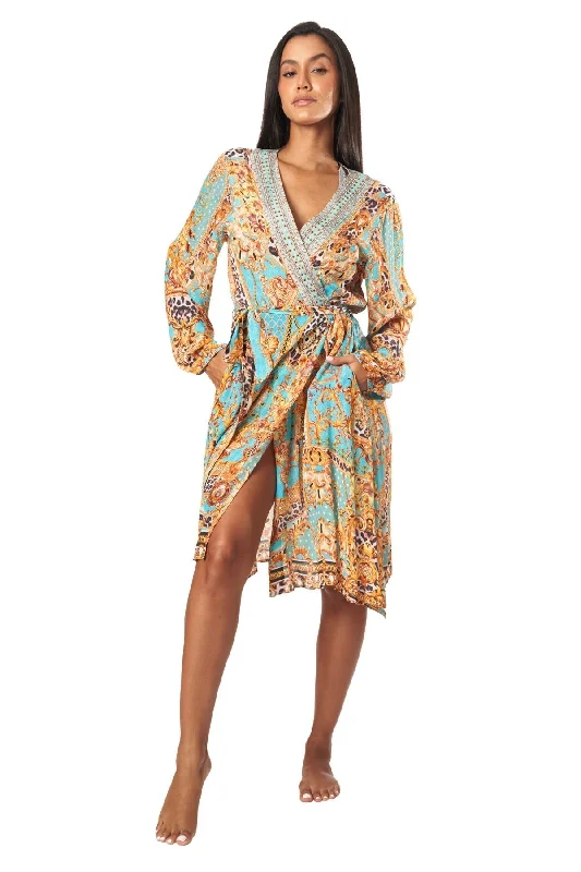 Future Eden Women's Midi Wrap Dresses