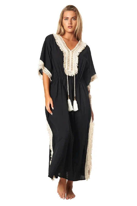 Megan Coverup Maxi Caftan Dress by La Moda