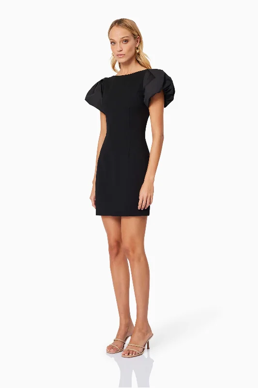 Eden Day Mini Dress in Black