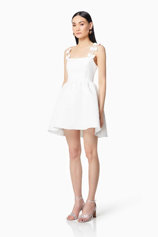 Enchantment Mini Dress In White