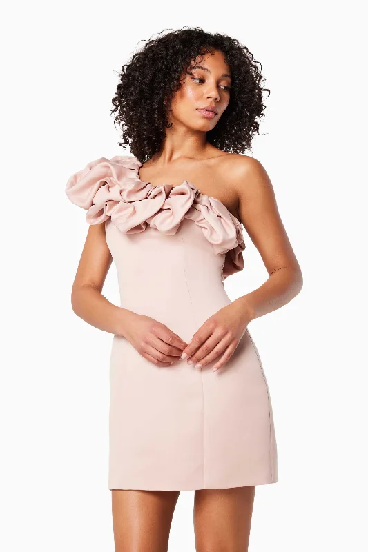 Franki Fitted Mini Dress In Pink