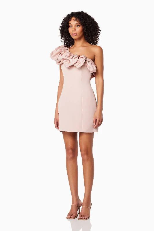 Franki Fitted Mini Dress In Pink