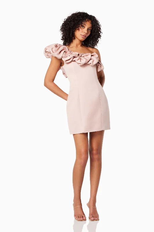 Franki Fitted Mini Dress In Pink