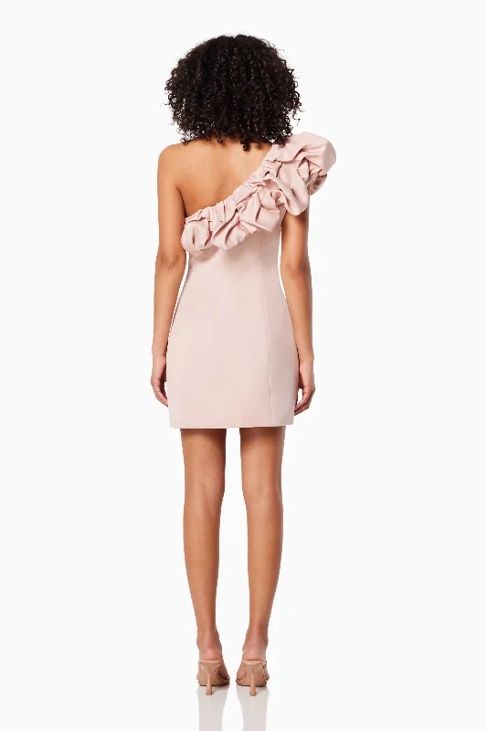 Franki Fitted Mini Dress In Pink