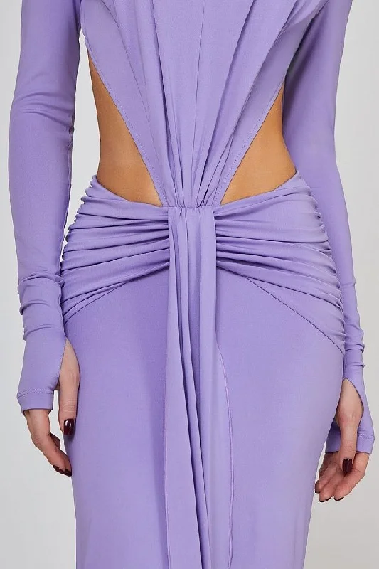 Lycra Luxe Backless Maxi