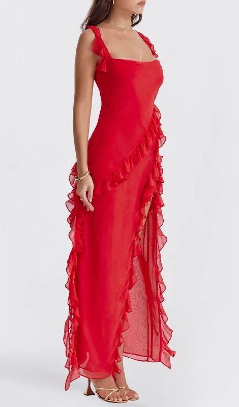 Ruffle Maxi Dress