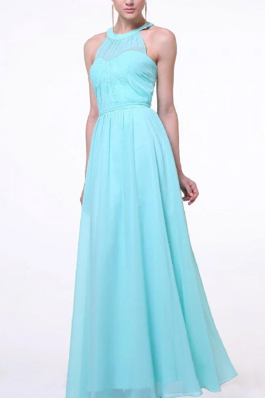 Cinderella Divine CD1469 Bridesmaid Long Dress Halter Formal