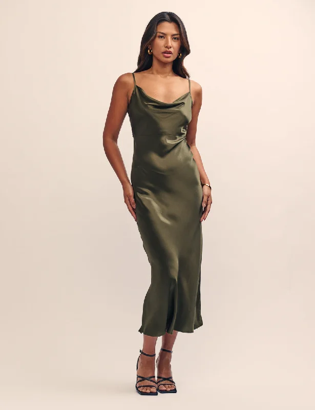 Green Bridesmaid Trixie Midaxi Dress