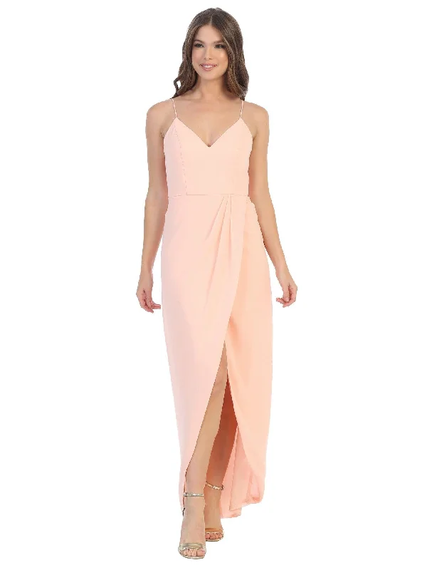 High Low Bridesmaids Chiffon Dress