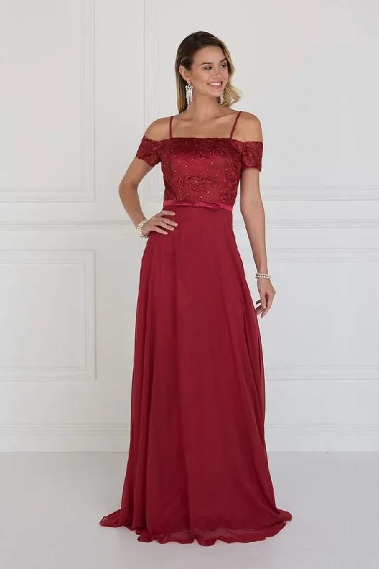 Long Formal Dress Bridesmaids Off Shoulder