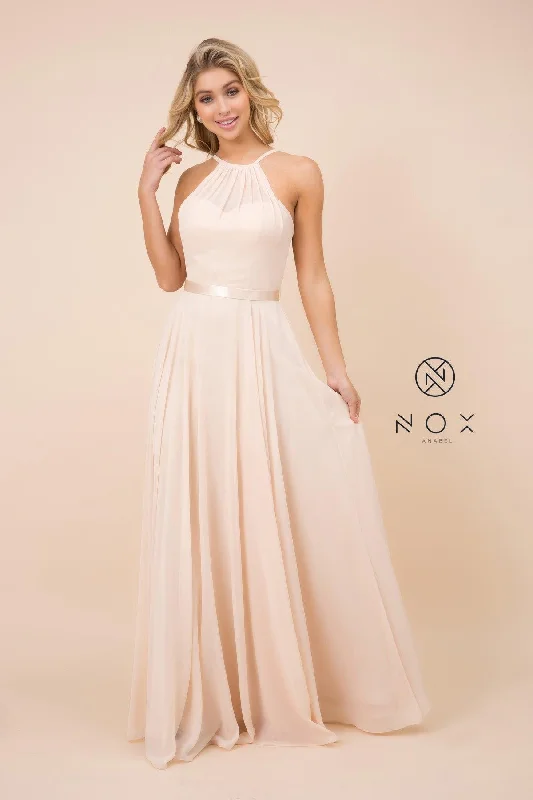 Long Formal Bridesmaid Prom Dress