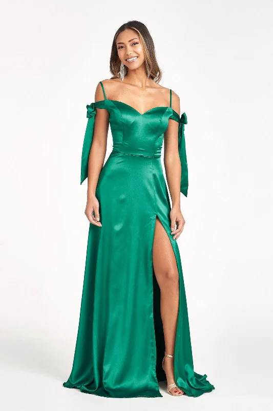 Long Off Shoulder Formal Bridesmaid Dress