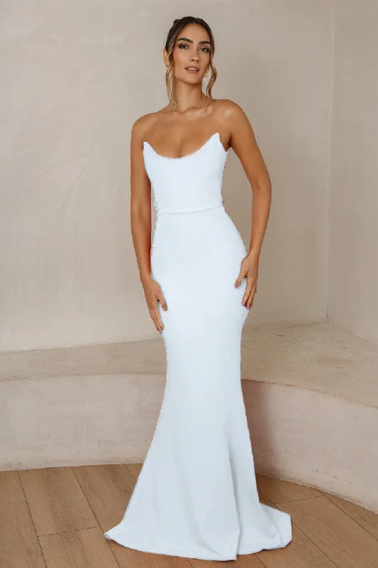 Celine Gown - White