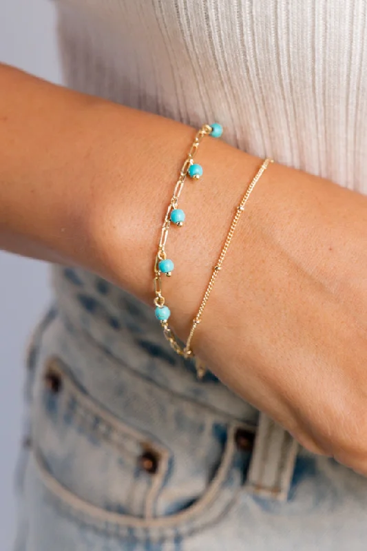 Turquoise Beaded Bracelet