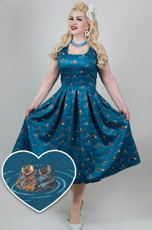 Amanda Blue Otter Family Tea Dress