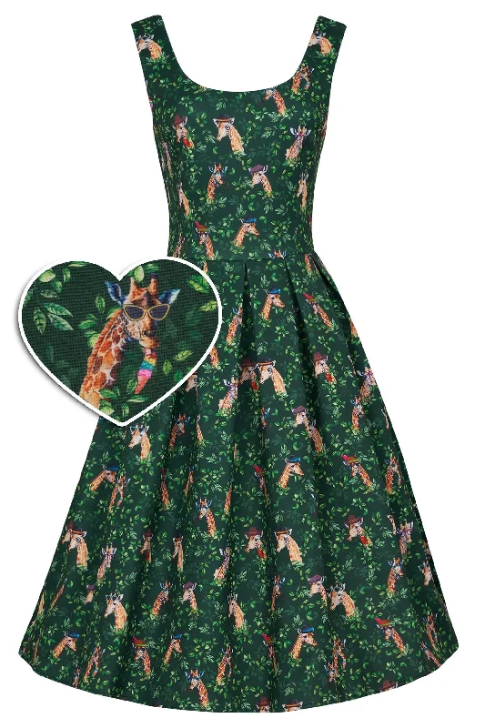 Amanda Green Giraffe Swing Dress