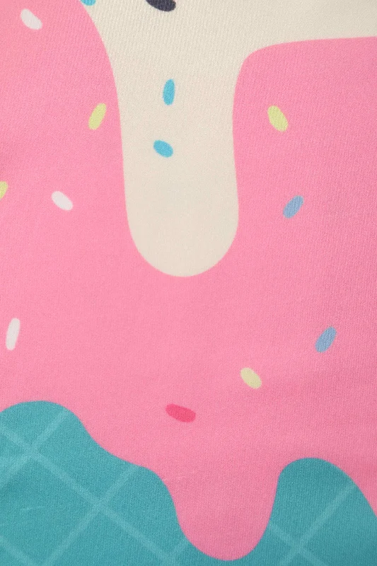 Amanda Summer Sprinkles Ice Cream Cone Swing Dress