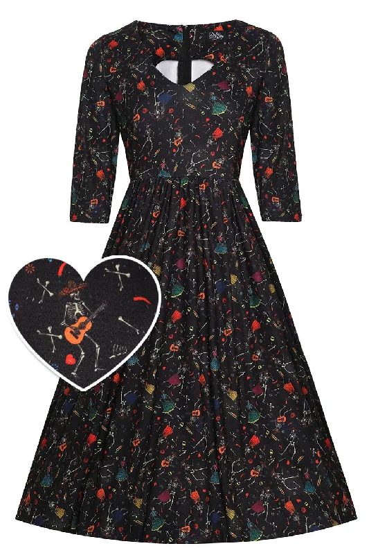 Billie Black Day Of The Dead Dress