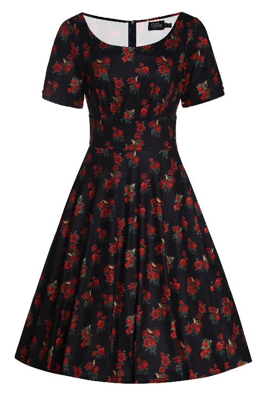 Brenda Rose & Bird Flared Dress