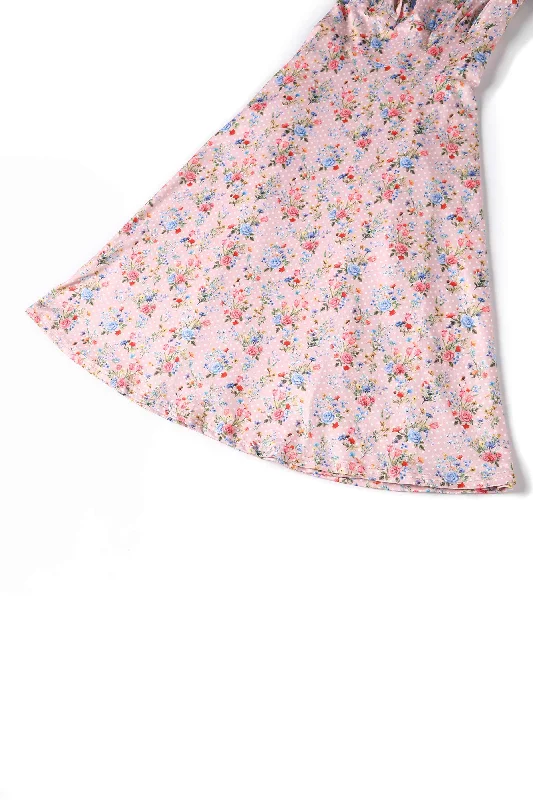 Brenda Summer Pink Meadow Dress