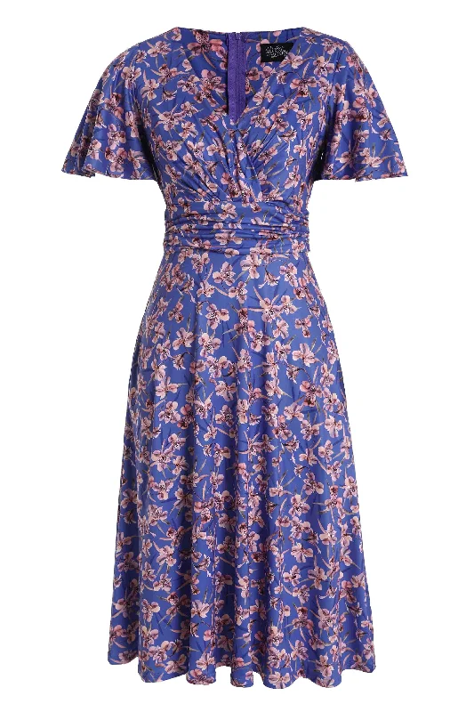 Donna Blue Orchid Tea Dress