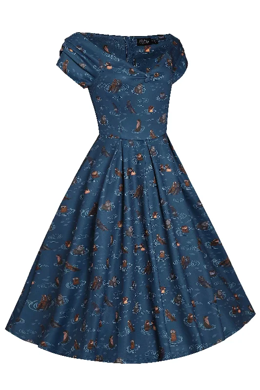 Lily Blue Otter Circle Dress