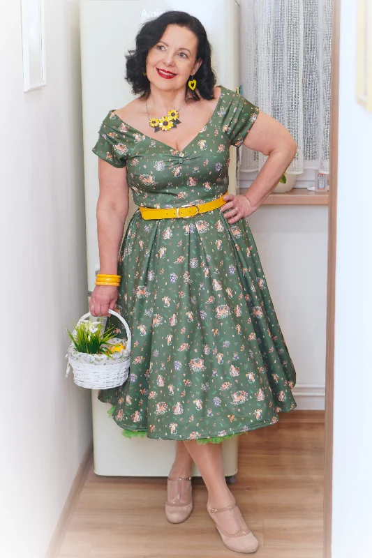 Lily Green Woodland Circle Dress