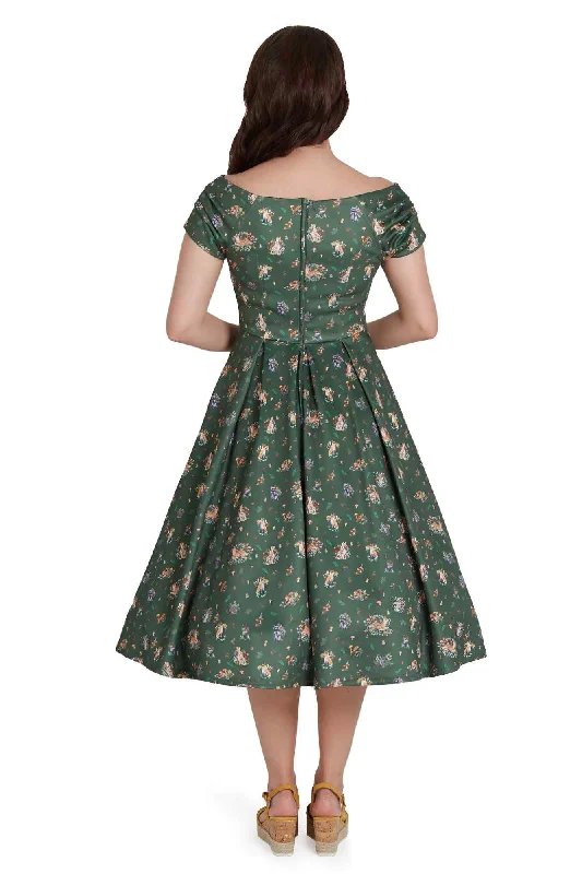 Lily Green Woodland Circle Dress