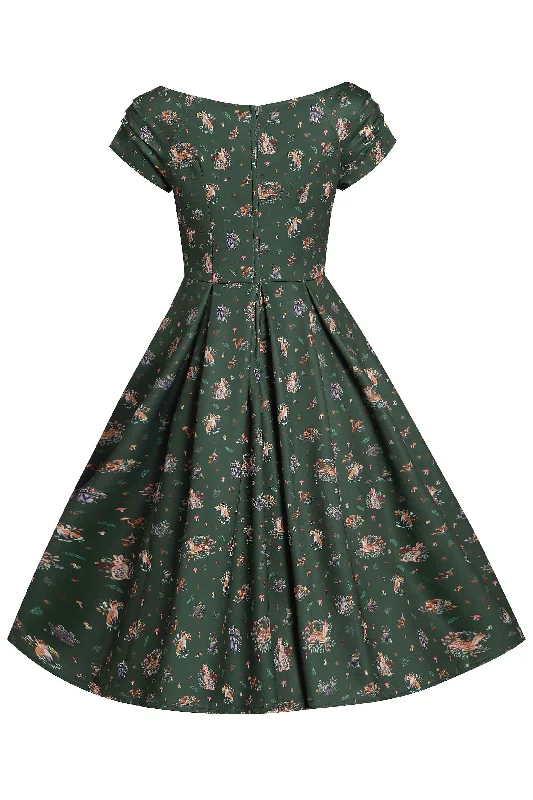 Lily Green Woodland Circle Dress