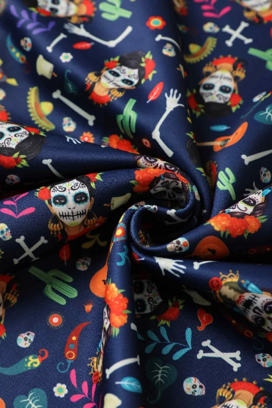 Scarlette Day Of The Dead Midi Dress