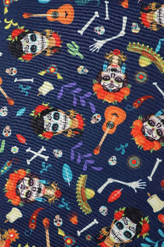 Scarlette Day Of The Dead Midi Dress