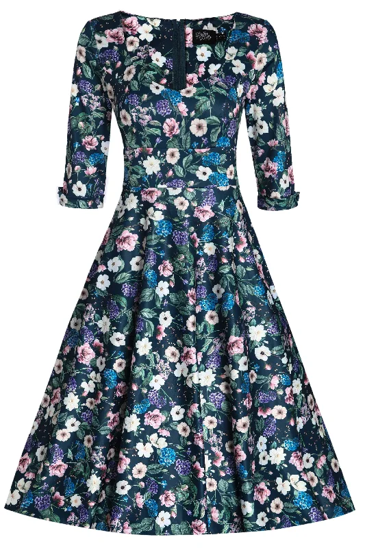 Scarlette Hydrangea Floral Dress