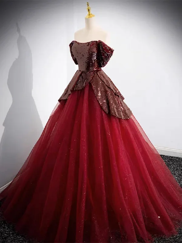 a-line-tulle-sequin-burgundy-long-prom-dress-off-shoulder-burgundy-formal-dress