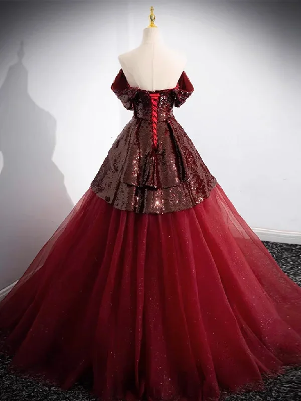 a-line-tulle-sequin-burgundy-long-prom-dress-off-shoulder-burgundy-formal-dress