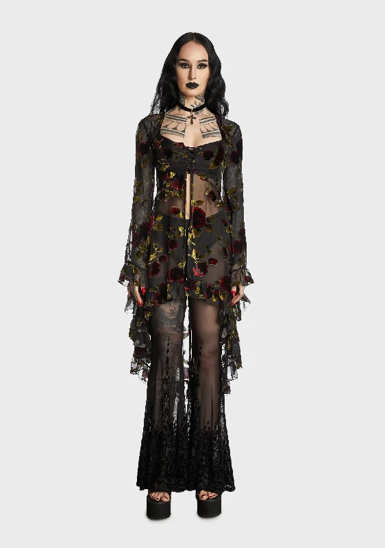 Befallen Romance Floral Duster