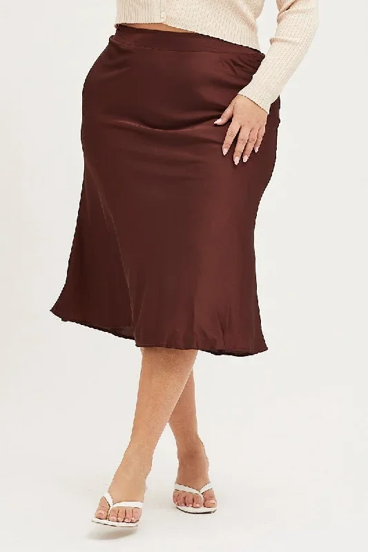 brown-midi-satin-skirt-elastic-waist-csm1330-47lb-1