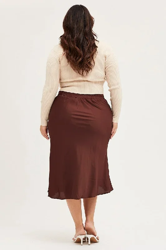 brown-midi-satin-skirt-elastic-waist-csm1330-47lb-1