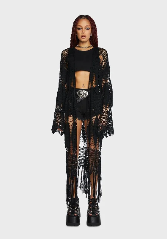 Free Spirit Club Crochet Duster