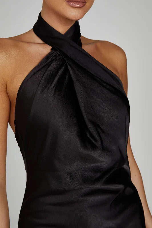 laura-halter-satin-gown-black