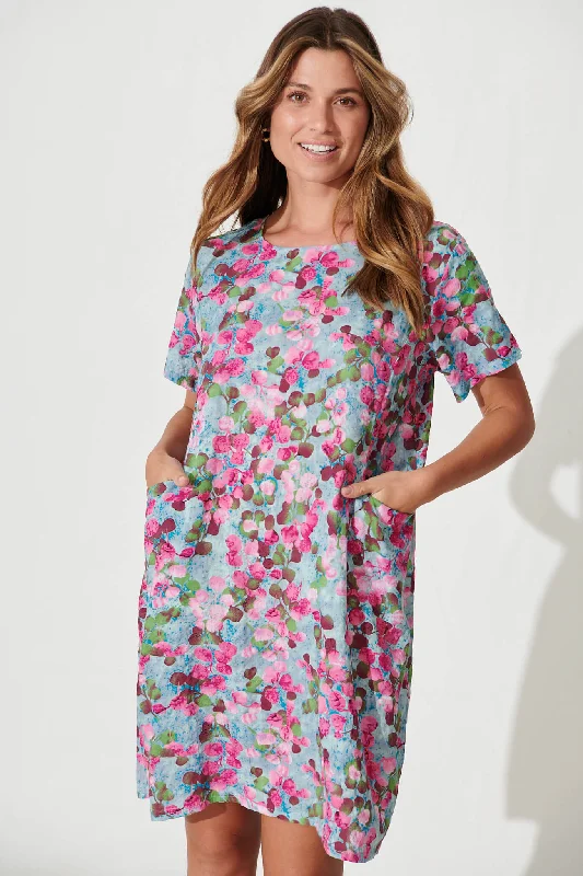 nectar-smock-dress-in-sky-blue-multi-cotton-blend